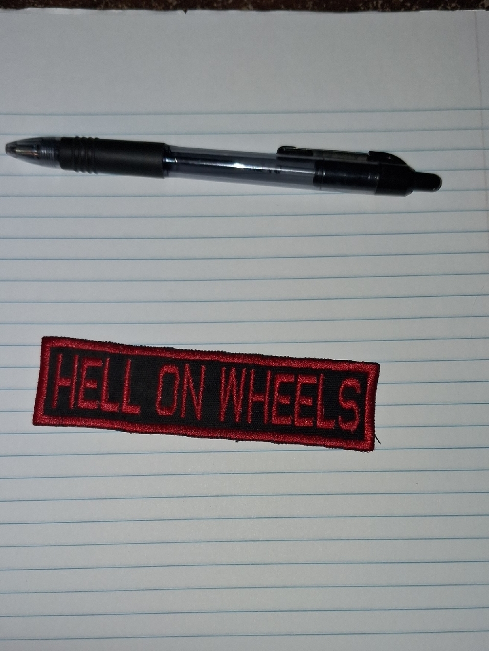 HELL ON WHEELS Embroided Patch